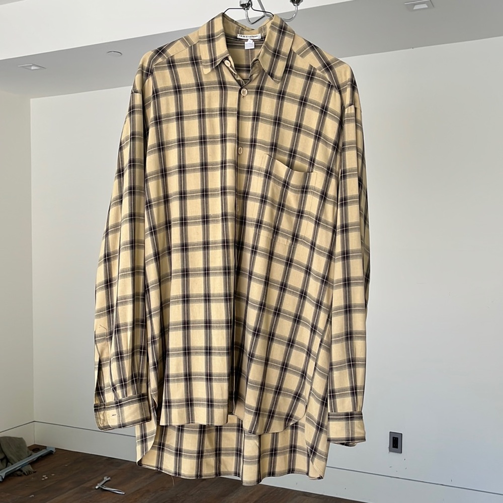 Giorgio Armani Le Collezioni Plaid Button Down